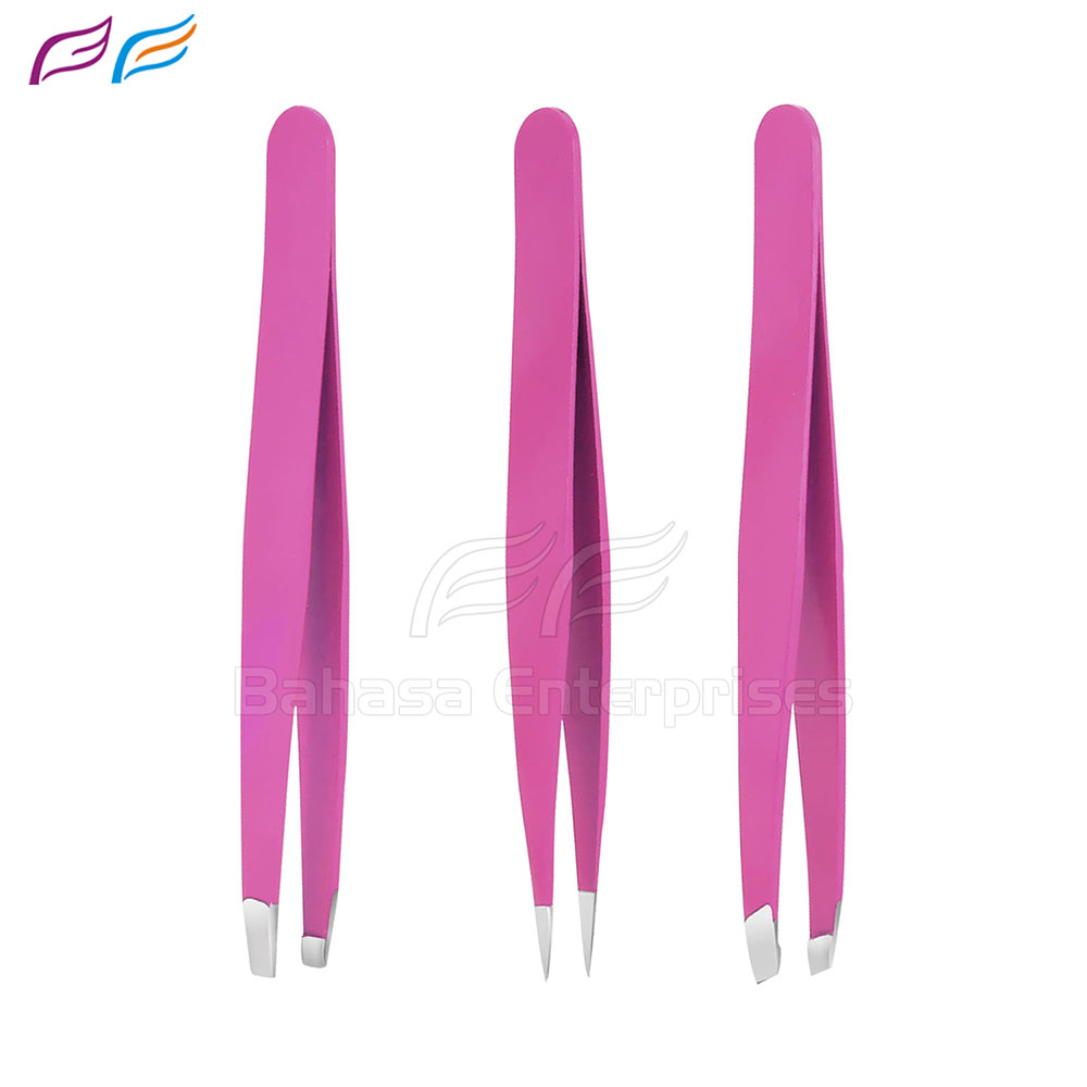 Pink tweezers Set